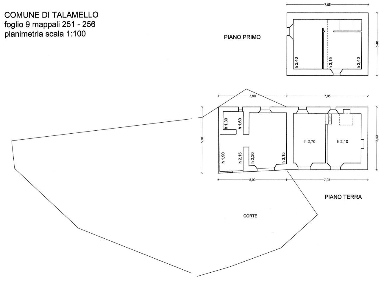 Piantina (003).jpg - Villa Via Sarsinate 28, Talamello - floor plans 1