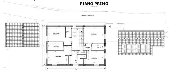 progetto piano primo.jpg - Building land Via Centrale 16, Castelnuovo Magra - floor plans 1