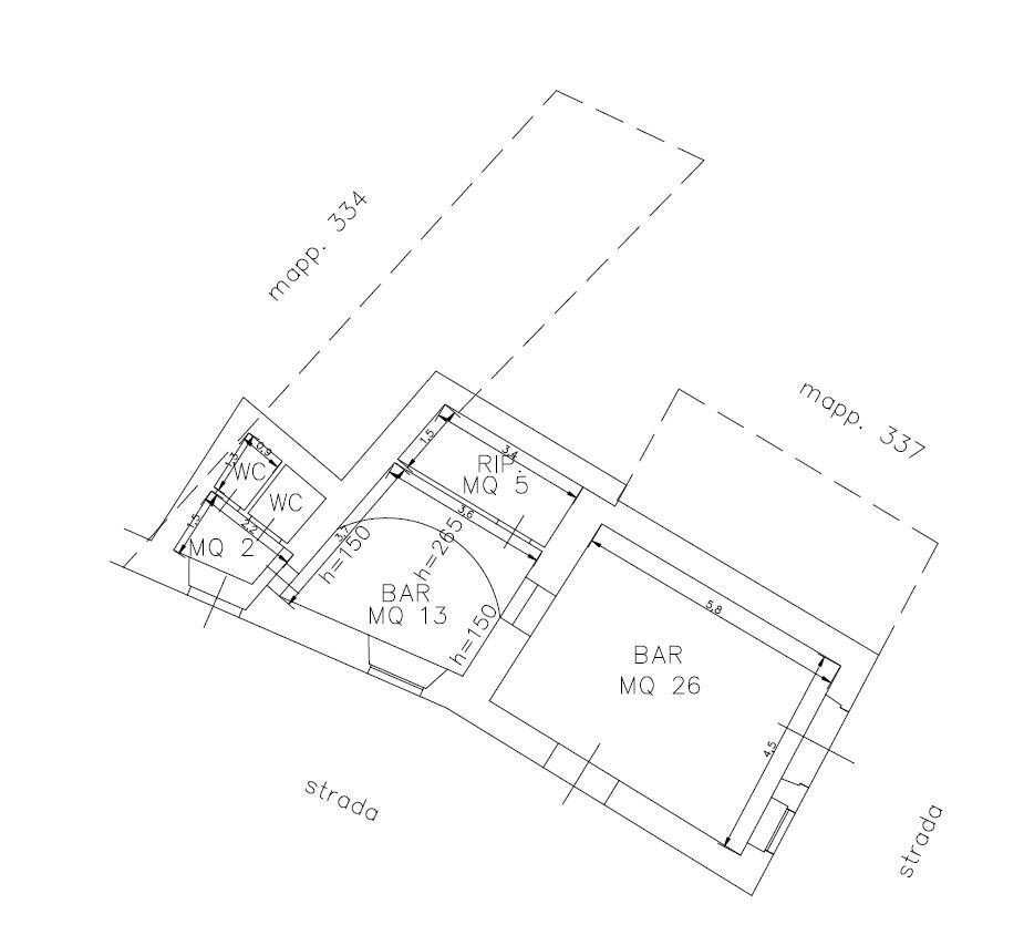 plan bar.JPG - Locale Commerciale Via Borgo Rometta Soliera 57, Fivizzano - planimetria 1