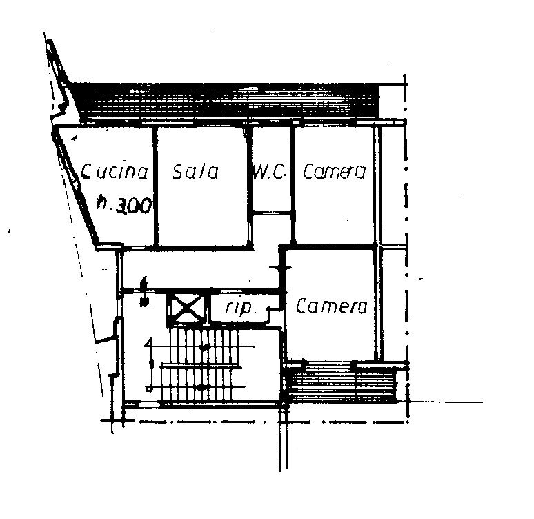 plan.png - Four-room apartment Via porta parma 12, Sarzana - floor plans 1