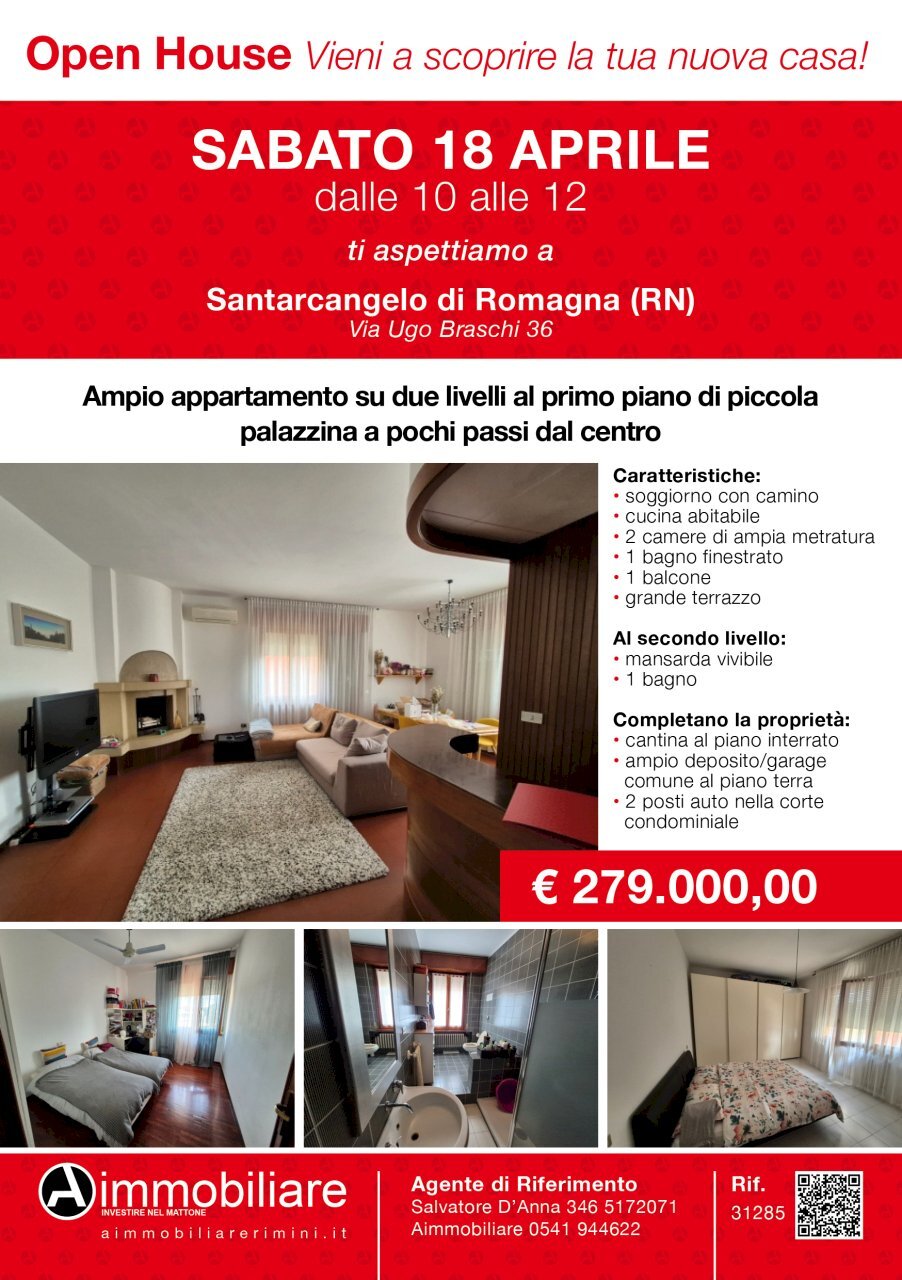 Rif 31285 Volantino Open House def (1).jpg - Apartment via ugo braschi 36, Santarcangelo di Romagna - photo 1