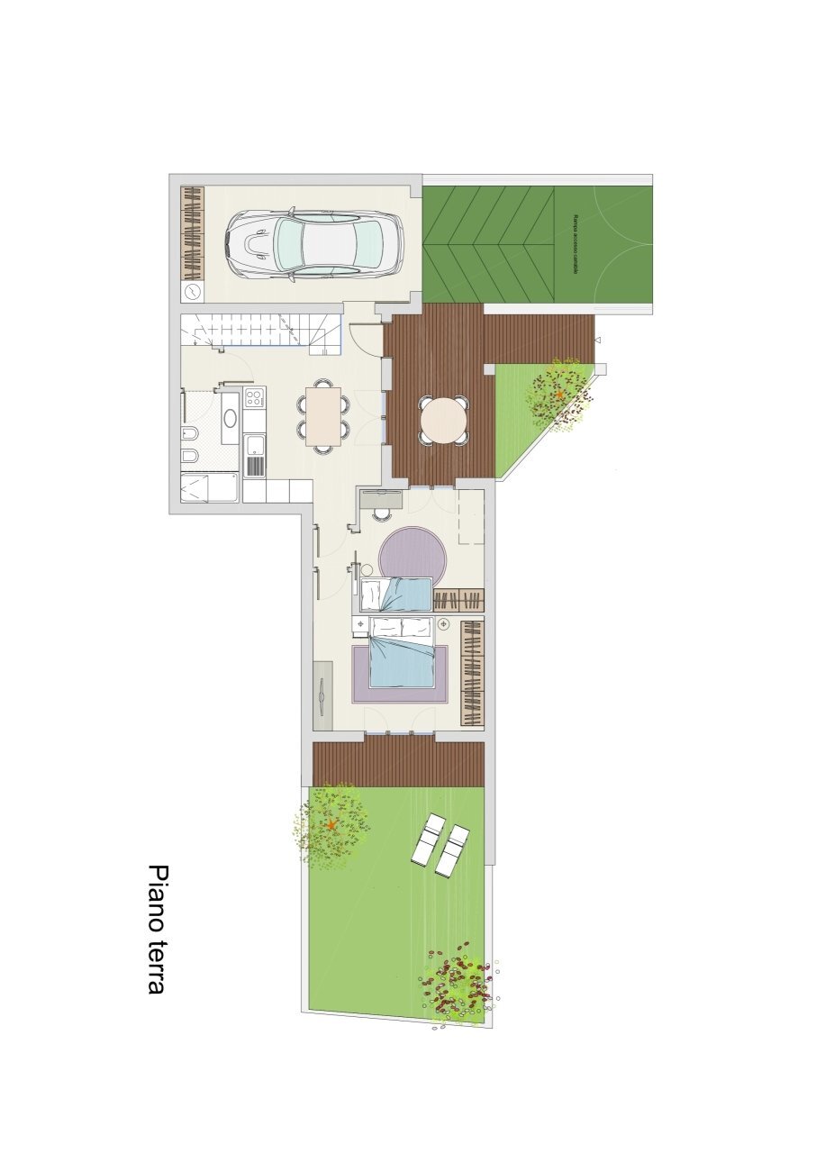 Cerasolo via rigardara_11U Piano Terra (2)_page-00 - Villa a Schiera Via Rigardara 11, Coriano - planimetria 1