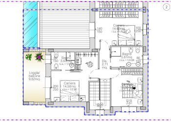 P1 blocco 2.PNG - Villetta Santarcangelo di Romagna - foto 12