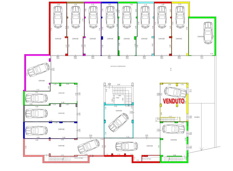 PIANO INTERRATO.PNG - Trilocale San Mauro Pascoli - planimetria 1