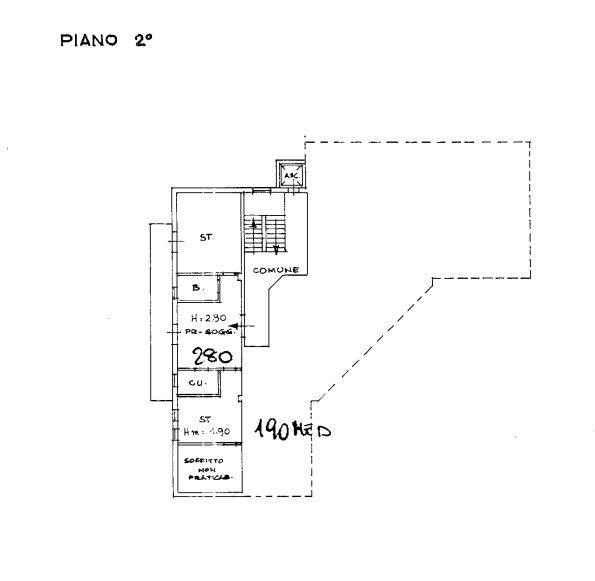 plan sub 27.png - Quadrilocale Via C. Pisacane 38, Cattolica - planimetria 1
