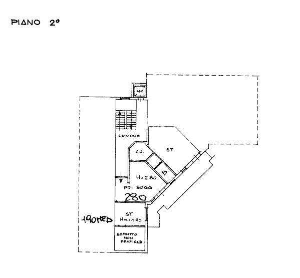 plan sub 26.png - Appartamento Via C. Pisacane 38, Cattolica - planimetria 1