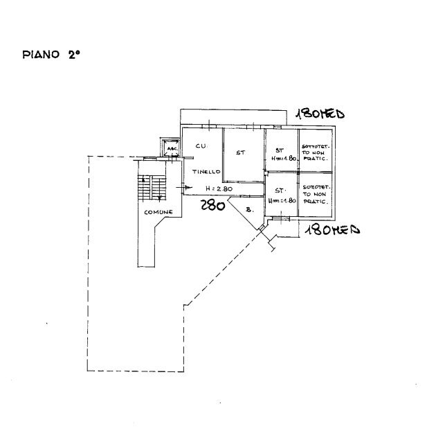 plan sub 25.png - Four-room apartment Via C. Pisacane 38, Cattolica - floor plans 1