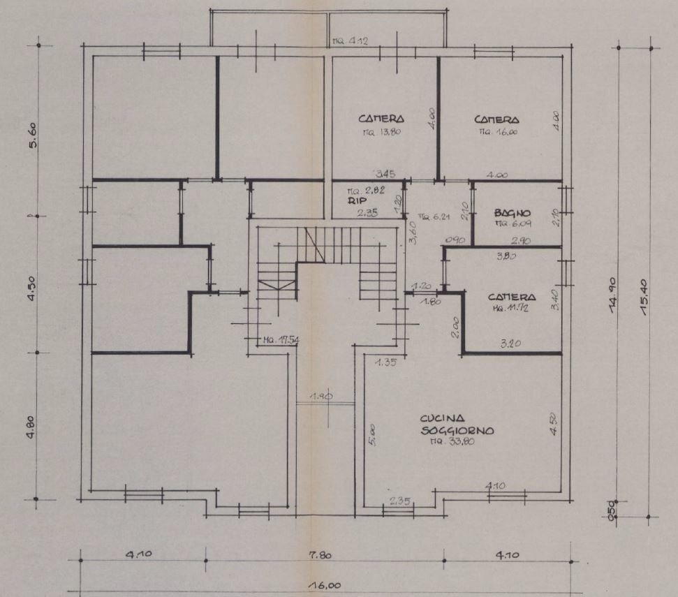 tavola variante.JPG - Quadrilocale Novafeltria - planimetria 1
