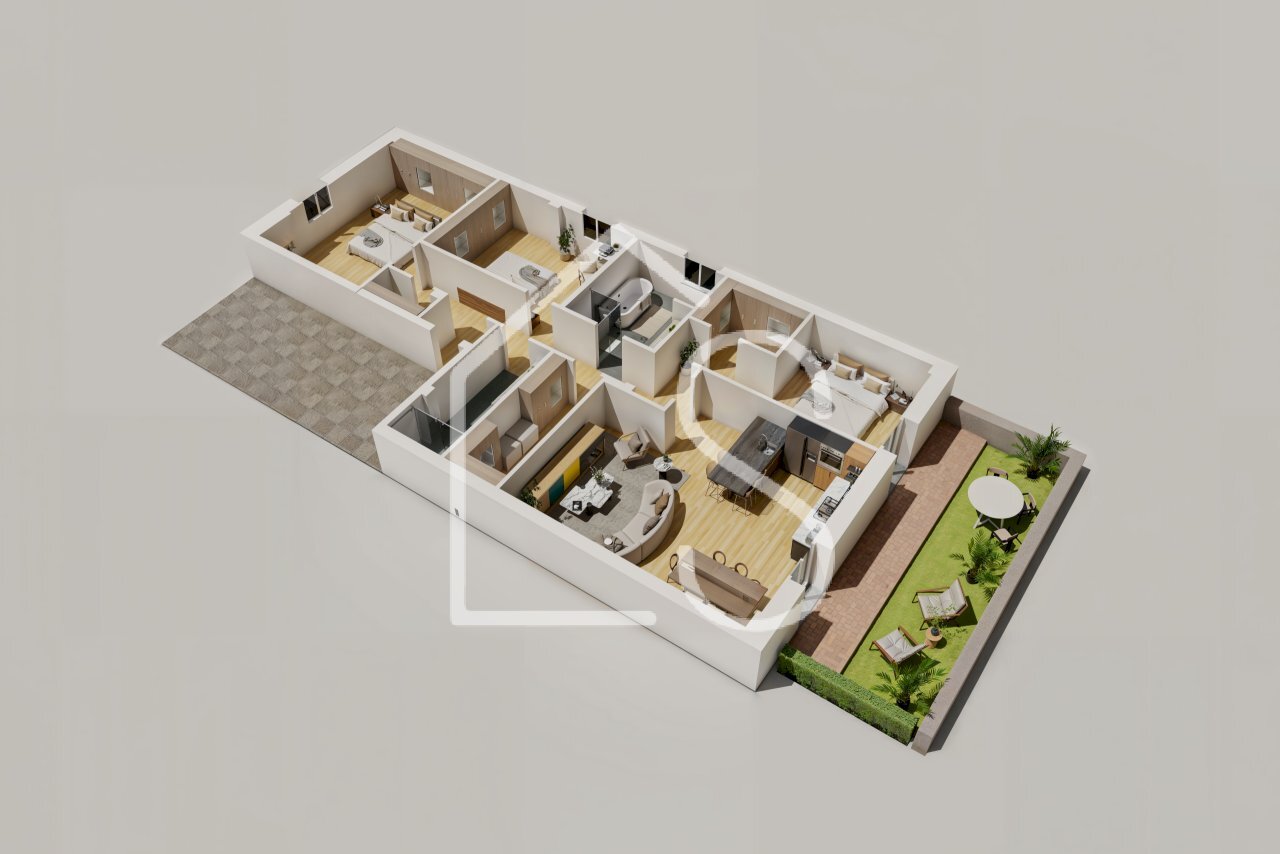 Pianta_3D_2.png - Appartamento via Azzo Gardino, Bologna - planimetria 1