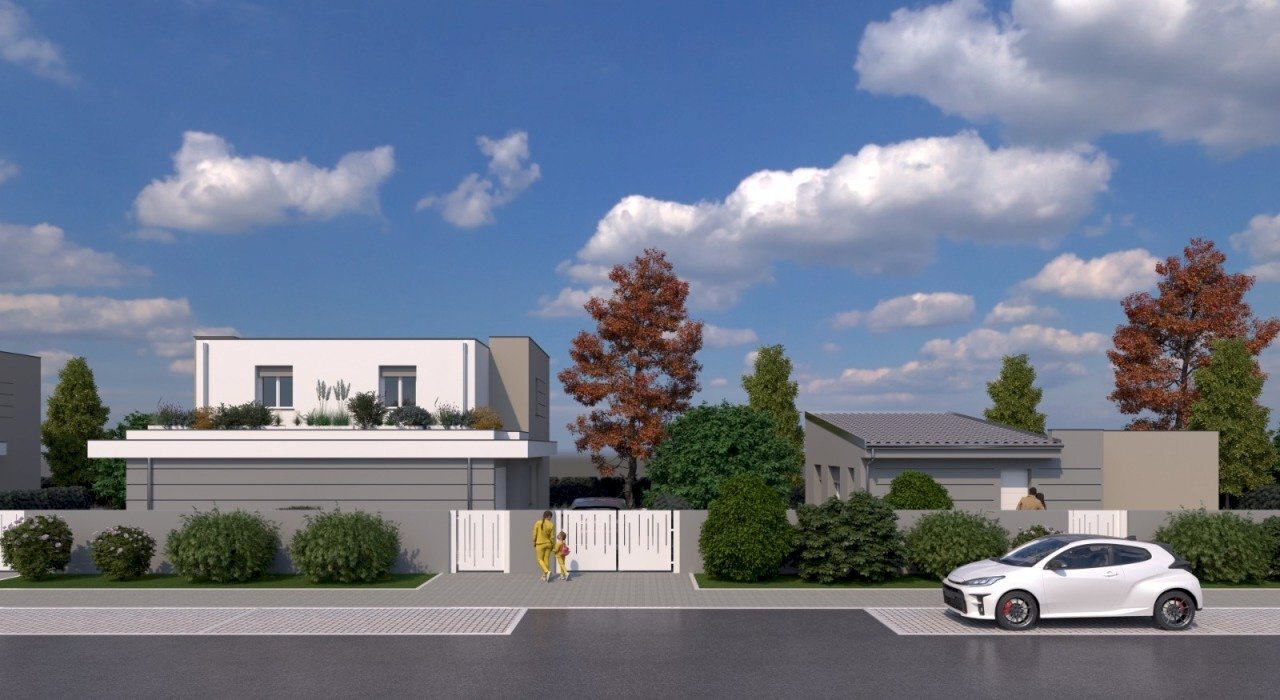 facciata - Villa a Schiera Via Rubizzano, San Pietro in Casale - foto 2