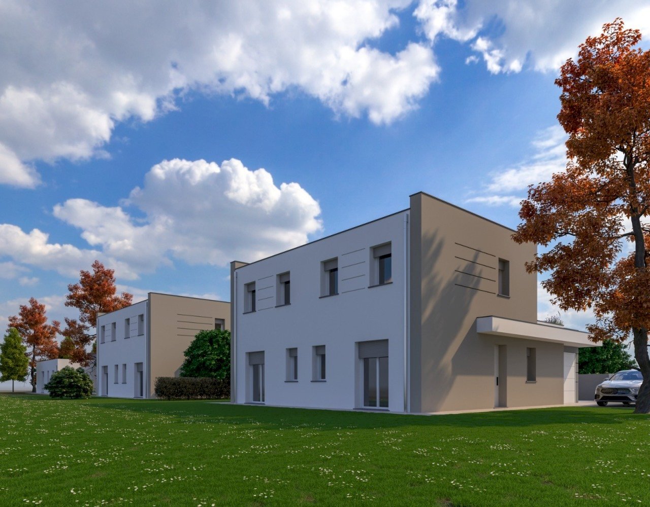 facciata - Villa a Schiera Via Rubizzano, San Pietro in Casale - foto 3