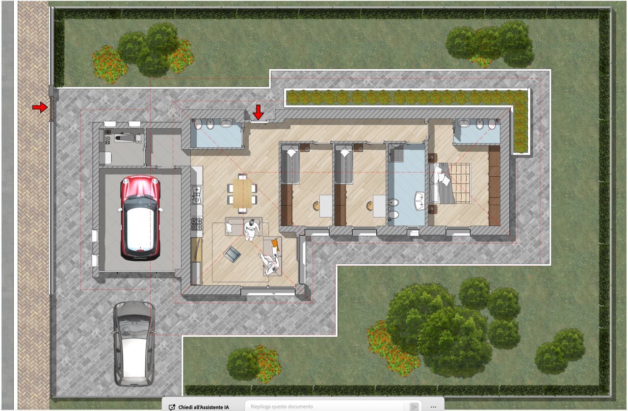 Planimetria.png - Independent house Via Scorsuro, Poggio Renatico - floor plans 1