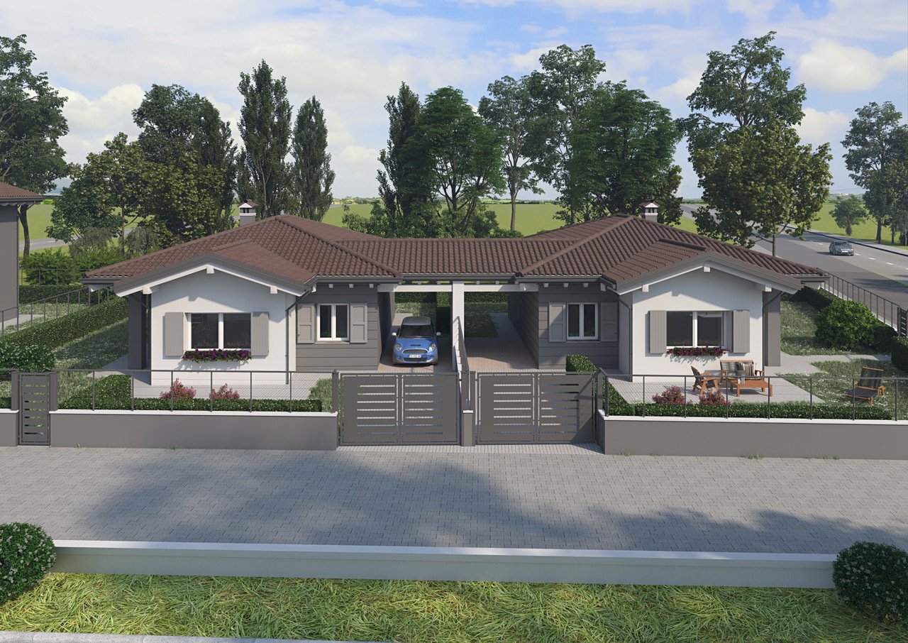 VILLE MONOPIANO.jpeg - Villa a Schiera via scorsuro, Poggio Renatico - foto 1