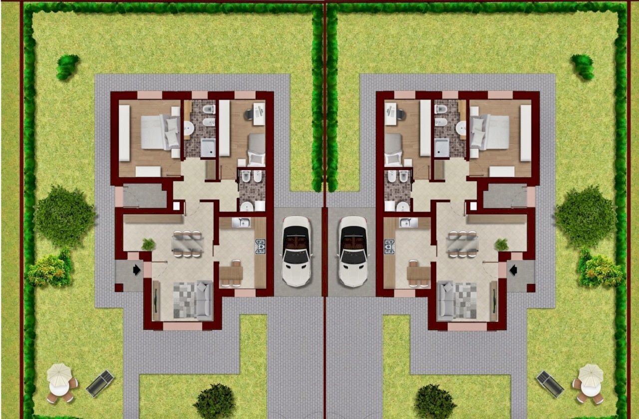 Render interno.jpeg - Villa a Schiera via scorsuro, Poggio Renatico - foto 3