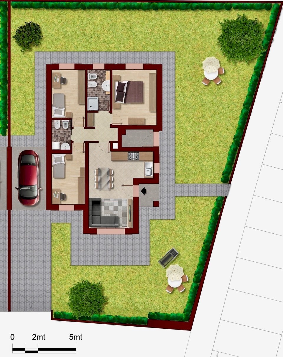 Bifamiliare_DX.jpeg - Villa a Schiera via Paolo Borsellino, Baricella - planimetria 1