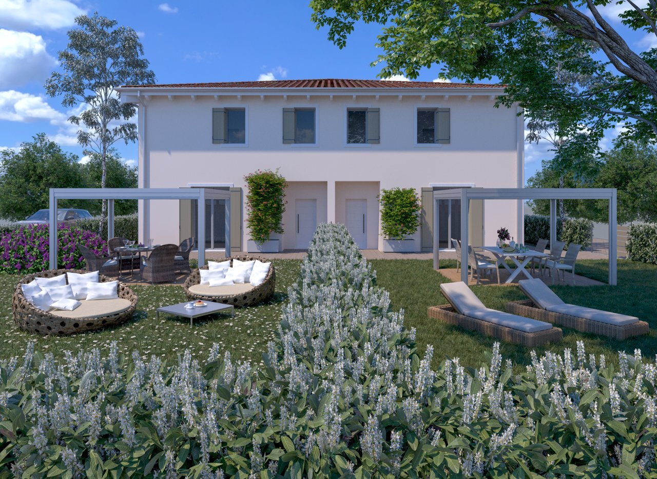 giardino - Villa a Schiera Via XX Settembre 74, Poggio Renatico - foto 1