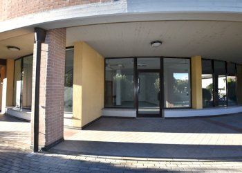 Vista dal porticato sull\'ingresso.JPG - Commercial Premises via Vinicio Pescerelli 99, San Pietro in Casale - photo 14