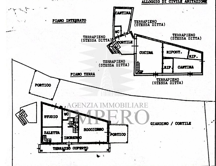 planimetria - Villa Via Luciano Veziano 10, Ventimiglia - floor plans 1
