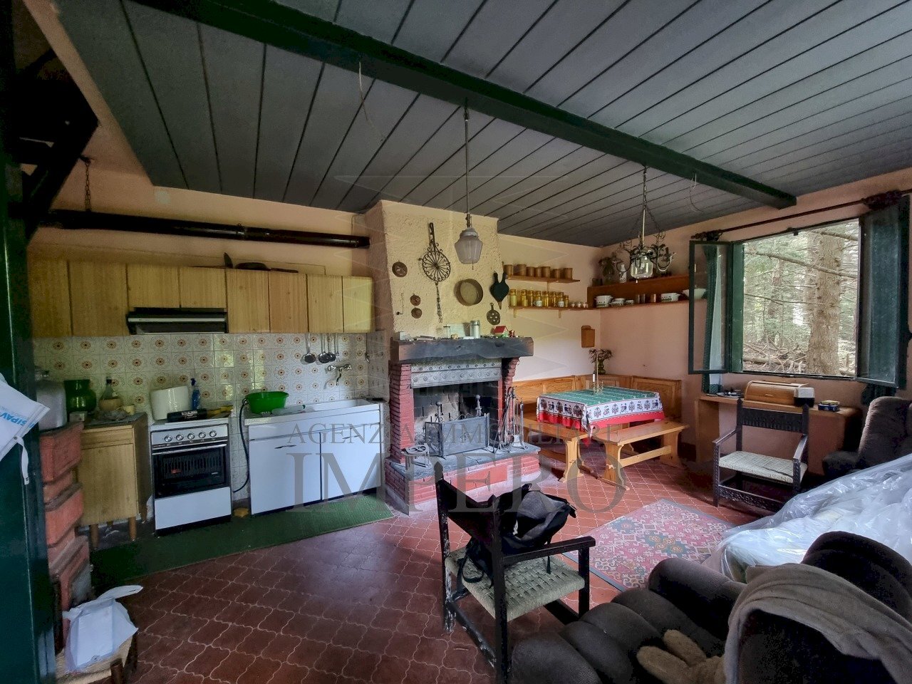 soggiorno e cucina - Baita Alta Via dei Monti Liguri 11, Rocchetta Nervina - foto 2