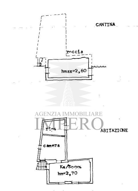 planimetria airole.jpg - Rustico Località Para, Airole - planimetria 1