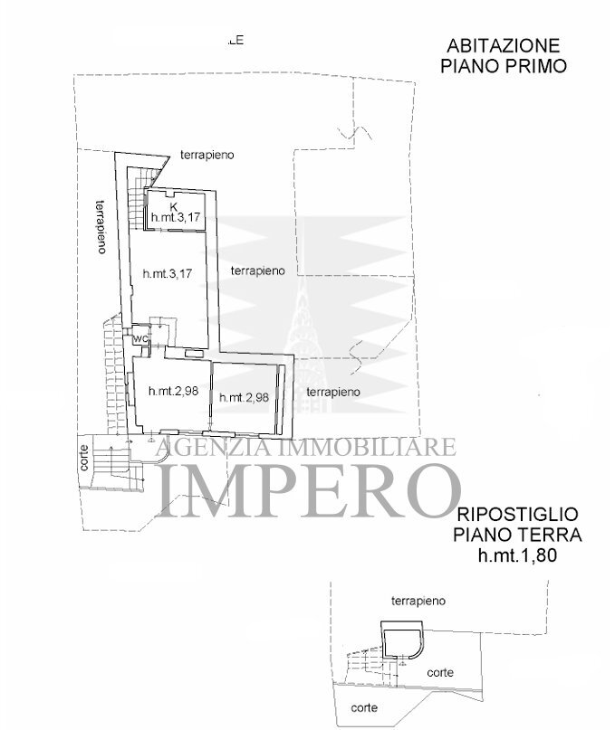 planimetria - Villa Corso G. Verdi 16, Ventimiglia - floor plans 1