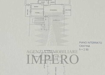 planimetria - Appartamento Passaggio Trento Trieste 1A, Ventimiglia - foto 24