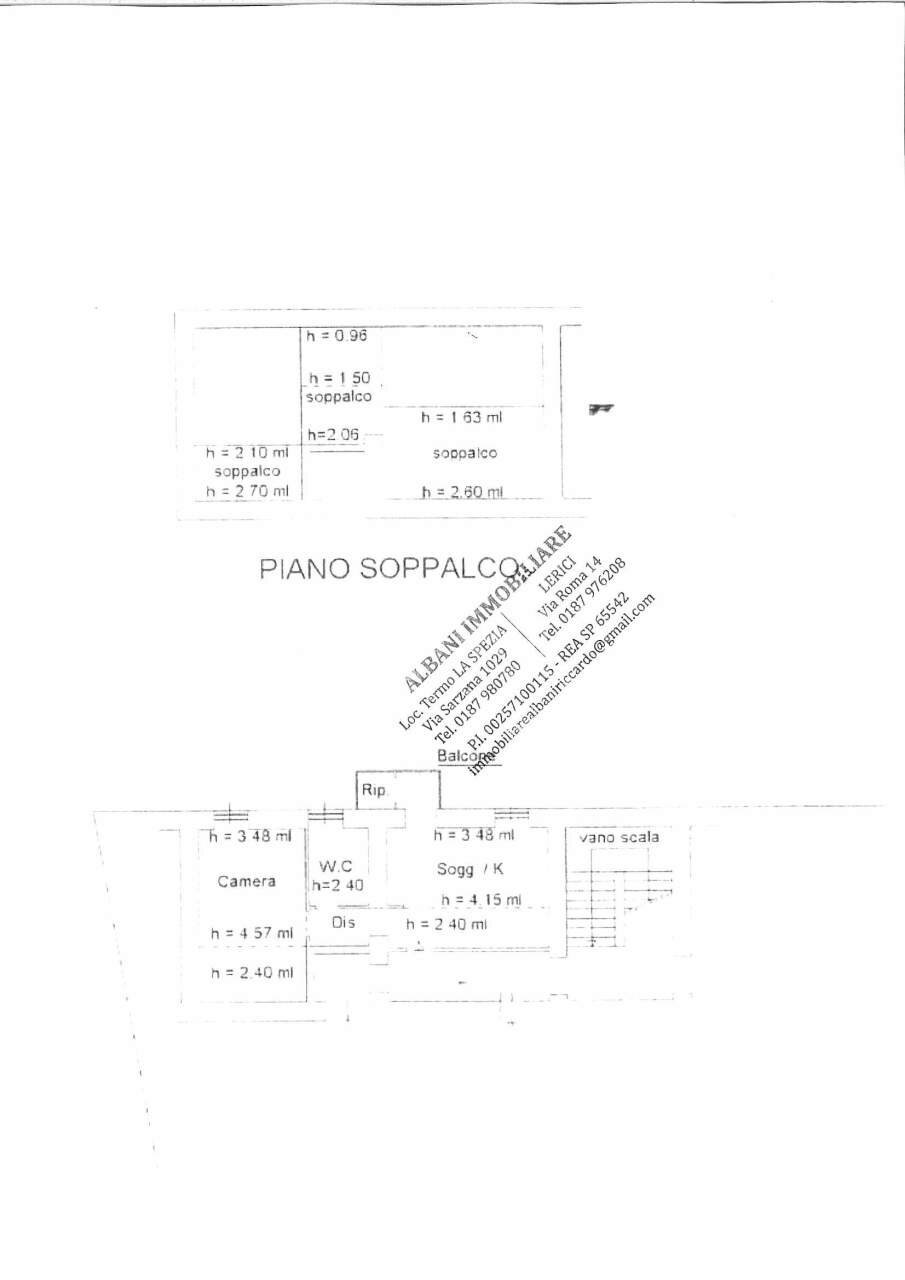 SA169_appartamento_sarzana_centro_vendita_ristrutt - Bilocale Sarzana - planimetria 1