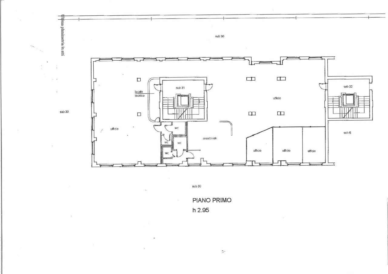 AFF518_Appartamento uso ufficio in affitto La Spez - Office La Spezia - floor plans 1