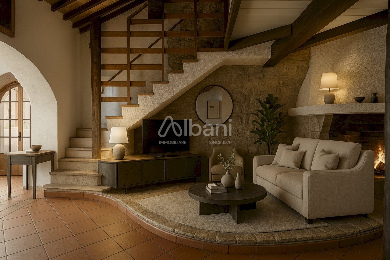 SA166_render salotto.png - Portion of a house Via Falcinello 280, Sarzana - photo 2