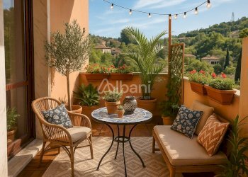 AR501_Render della terrazza esterna - Appartamento Via Aurelia Sud, Arcola - foto 1