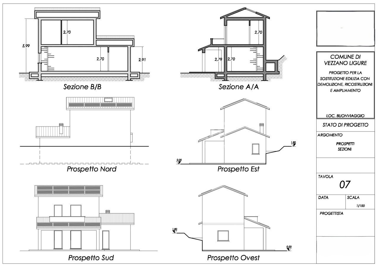TE174-Terreno e progetto - Terreno agricolo Vezzano Ligure - planimetria 1
