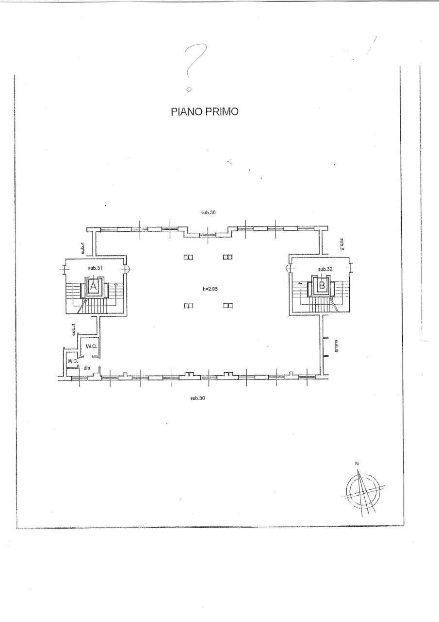 AFF514_Appartamento uso ufficio in affitto La Spez - Office La Spezia - floor plans 1
