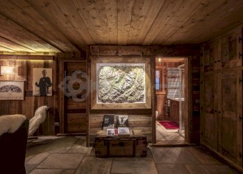 AFFITTO COURMAYEUR: salone con stufa - Trilocale Località Cuignon 1, Courmayeur - foto 13