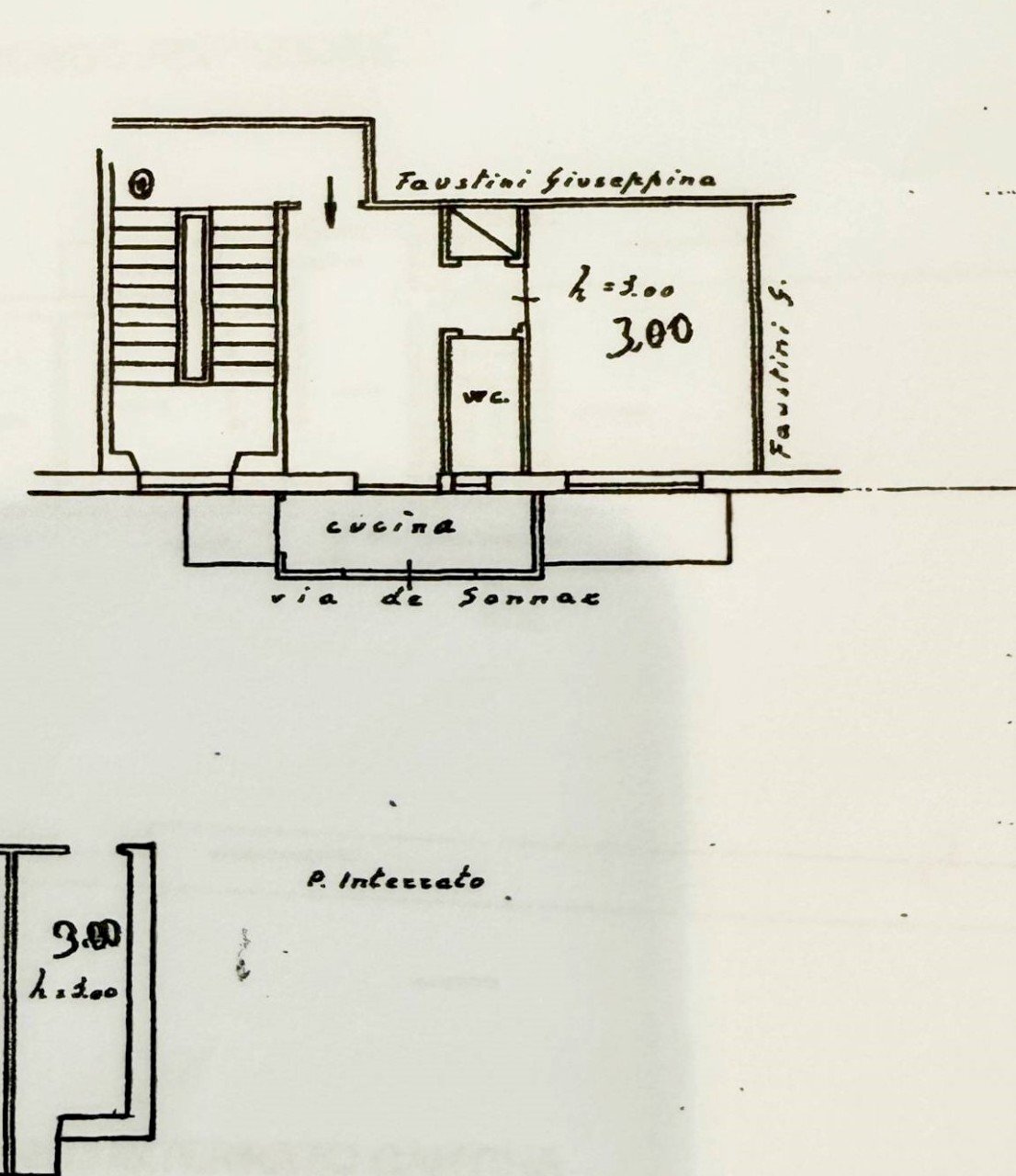 B30617.jpg - Two-room apartment Via Paolo Boselli, Taggia - floor plans 1