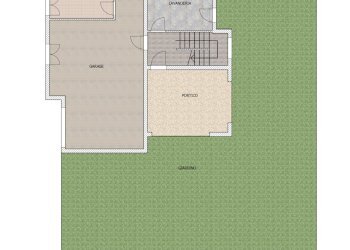 PLANBIMETRIA PIANO TERRA.png - Porzione di casa Via della Primula 11, Modena - foto 21