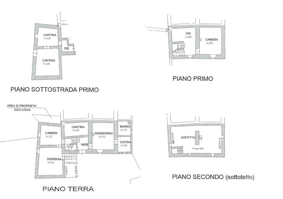 casa.jpg - Rustic Via Calizzano 803, Zocca - floor plans 1