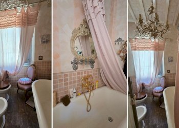 bagno rosa1.jpg - Terratetto - Terracielo Via del Duomo 22, Todi - foto 22