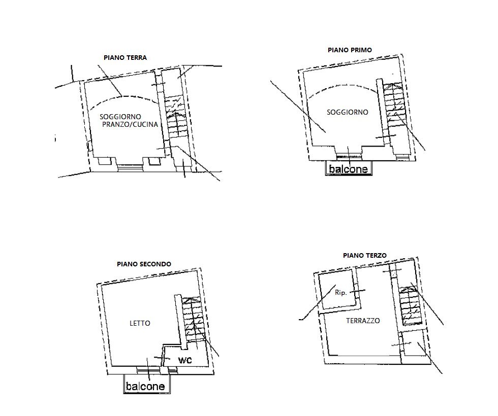 planimetria - Villa Via San Caterina, Monopoli - planimetria 1