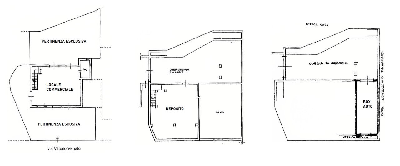 planimetrie - Locale Commerciale VIA VITTORIO VENETO, Monopoli - planimetria 1