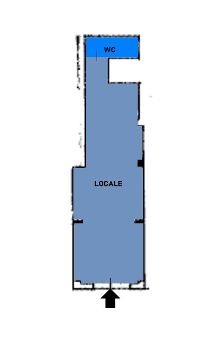 PLANIMETRIA - Deposito Via Reginaldo Pirano, Monopoli - planimetria 1