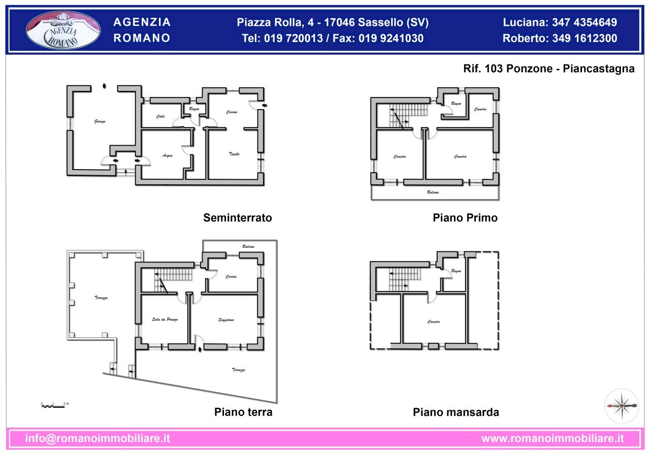103 ponzone piancastagna plan.jpg - Villa SP210 39, Ponzone - photo 2