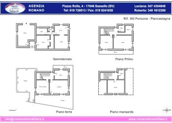 103 ponzone piancastagna plan.jpg - Villa SP210 39, Ponzone - foto 2