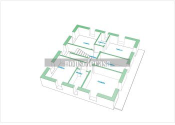 PLANIMETRIA 3D - Appartamento Via Giuseppe Di Vittorio 999, Marsciano - foto 28