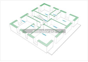 PLANIMETRIA 3D - Appartamento Via Giuseppe Di Vittorio 999, Marsciano - foto 30