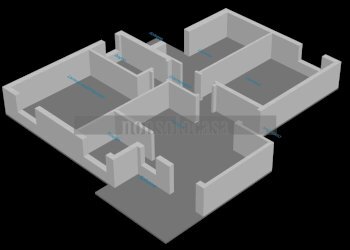 PLANIMETRIA 3D - Appartamento Strada Dei Palazzi 246, Torgiano - foto 30