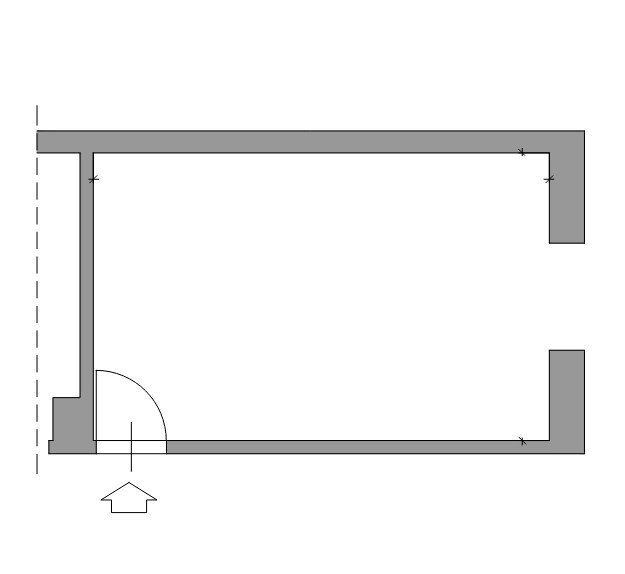 1.jpg - Warehouse at auction Via Piacenza 371, Chiavari - floor plans 1