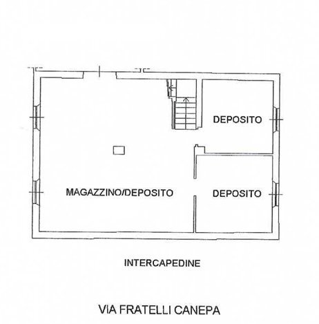 1.png - Magazzino all'asta Via Fratelli Canepa 48A, Serra Riccò - planimetria 1