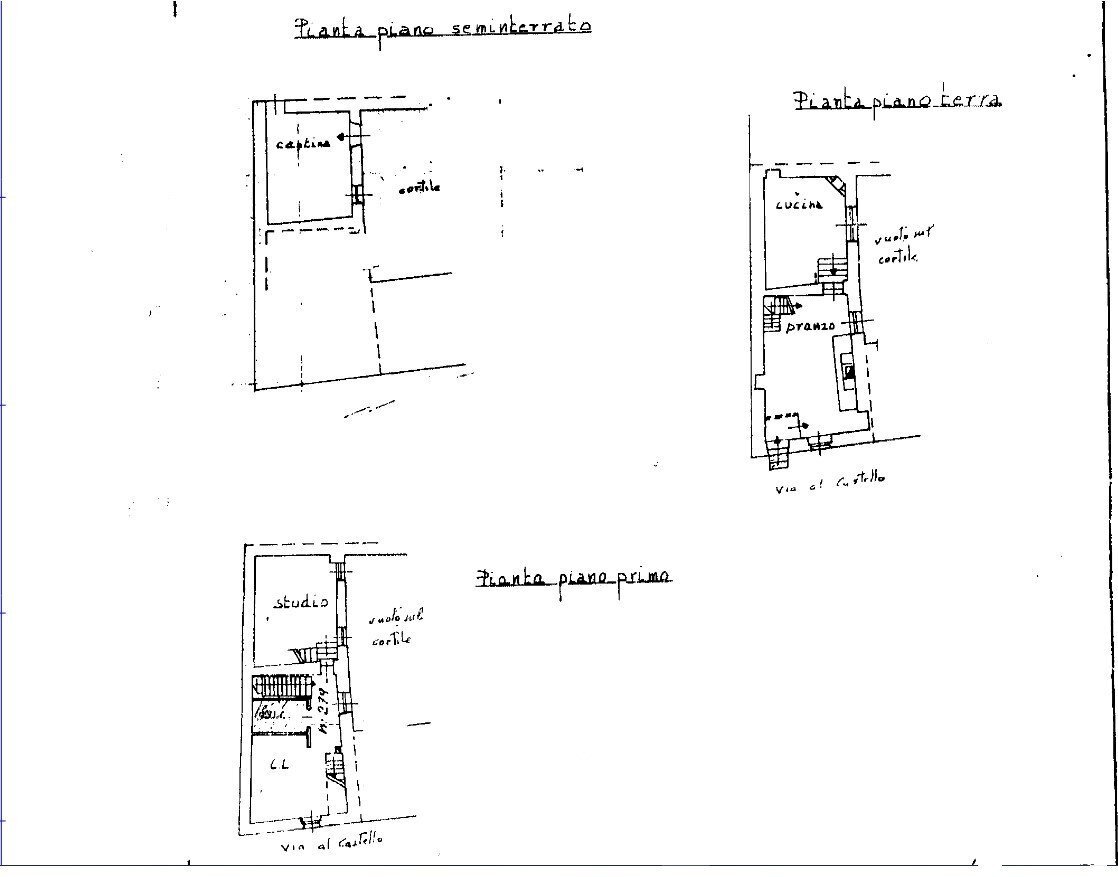 1.jpg - Porzione di casa all'asta Salita al Castello 8, Ponzone - planimetria 1