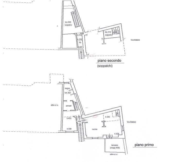 1.png - Townhouse at auction Piazza Vittorio Veneto 1, Altare - floor plans 1