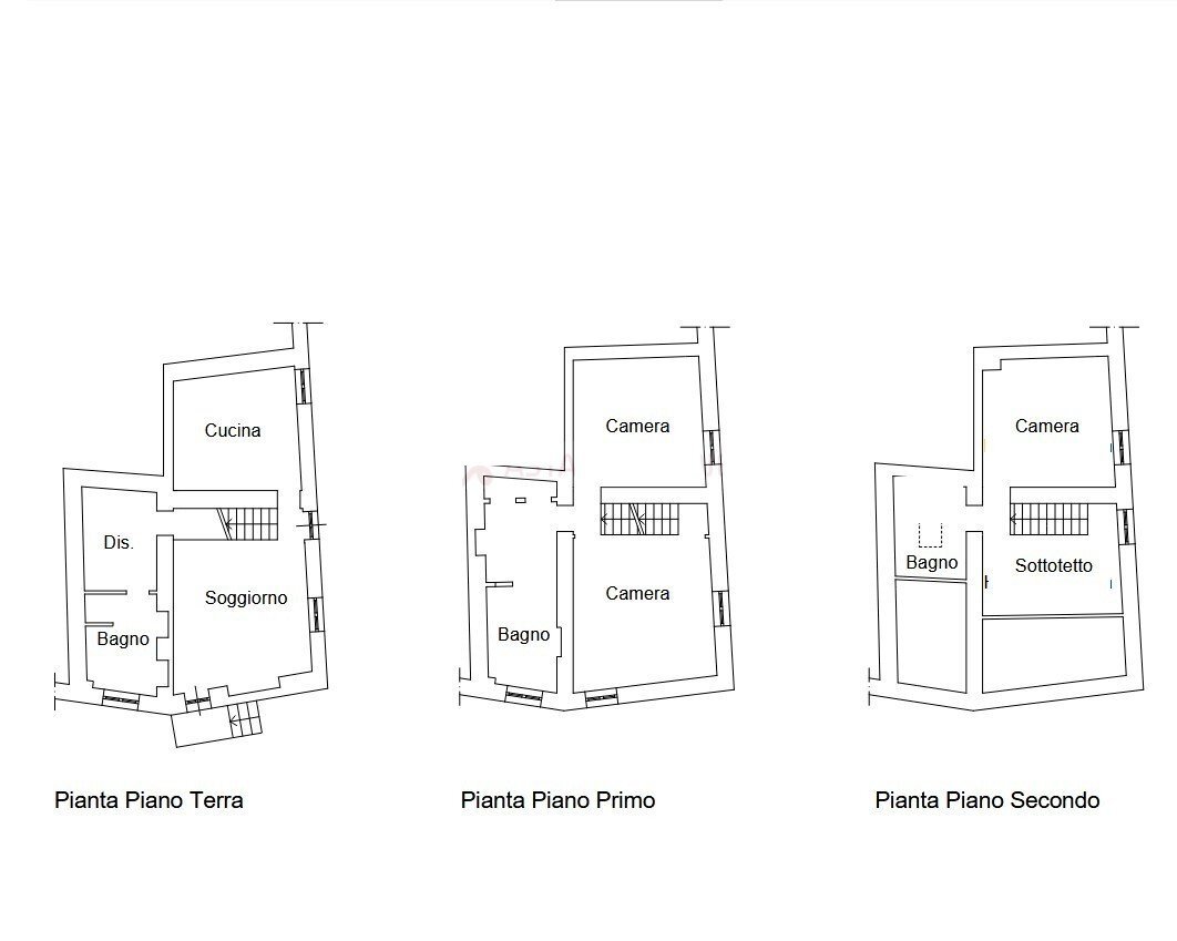 1.jpg - Villa at auction Via Roma 32, Casasco - floor plans 1